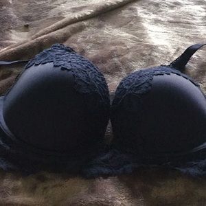 Blue Aerie bra. Push up - plunge